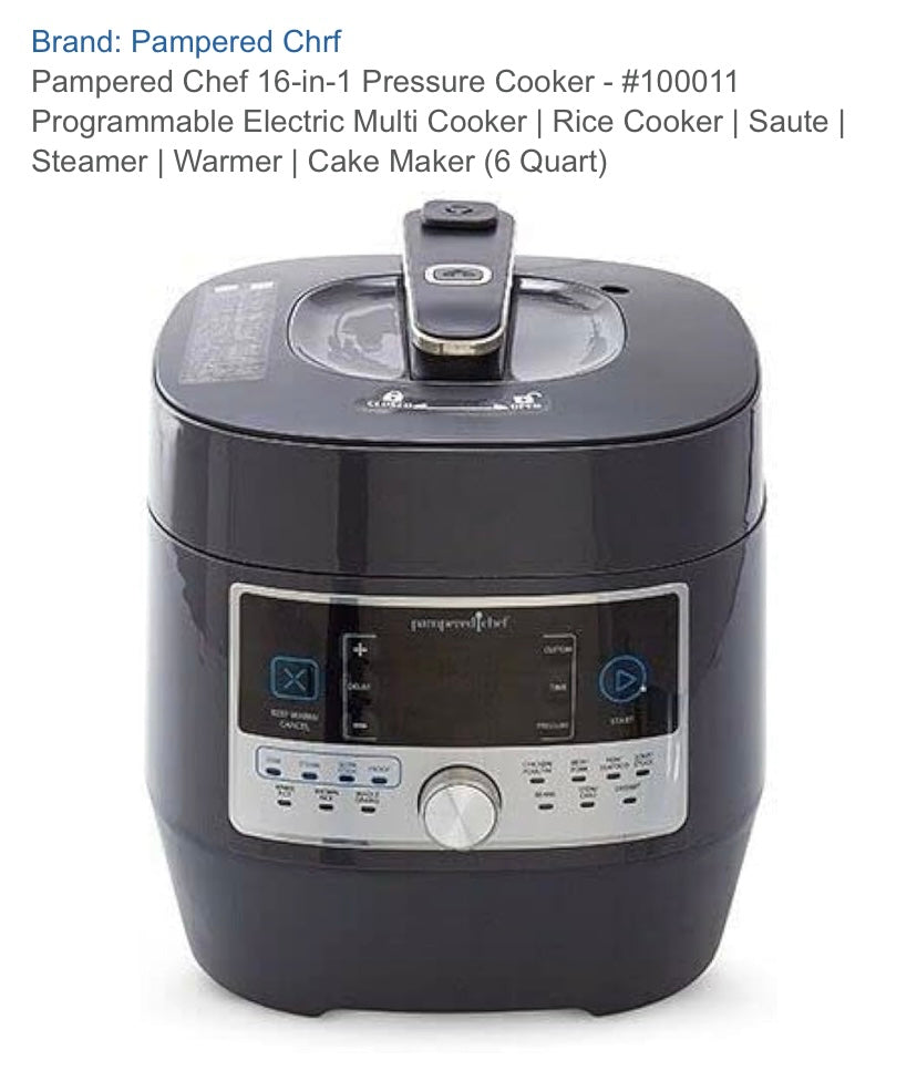 Pampered Chef Pressure Cooker