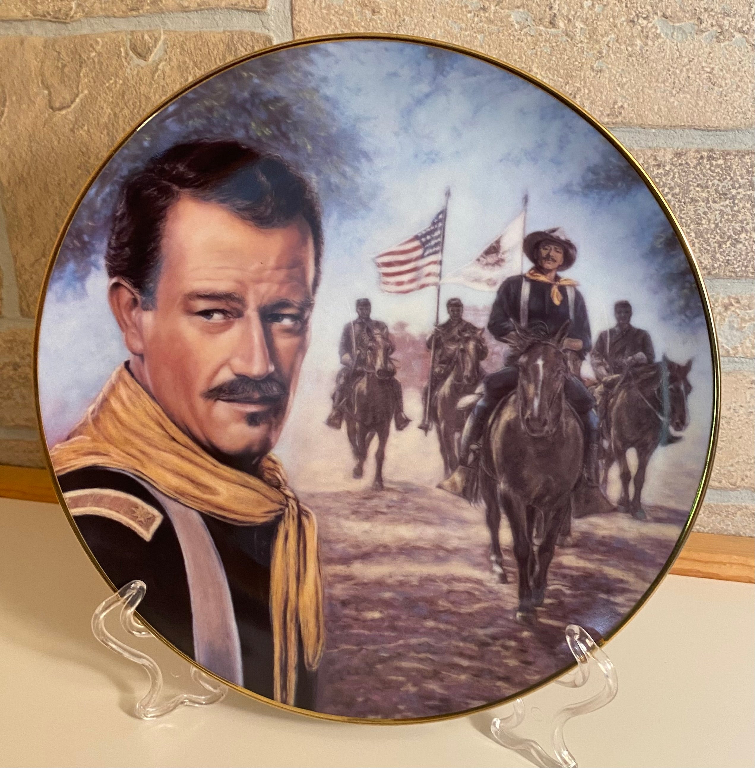 JOHN WAYNE as Col. Kirby Yorke plate