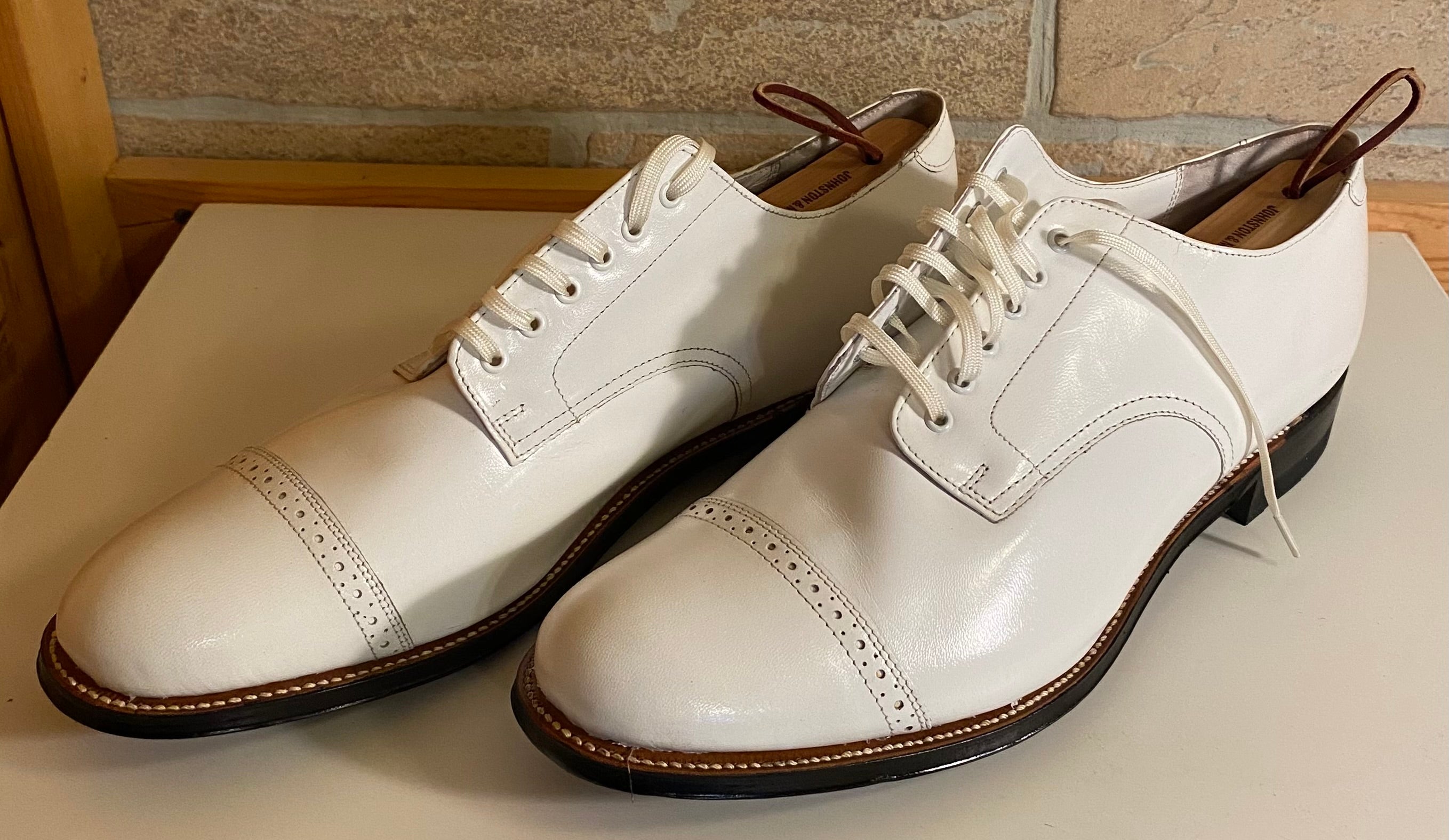STACY ADAMS MADISON CAP TOE OXFORDS