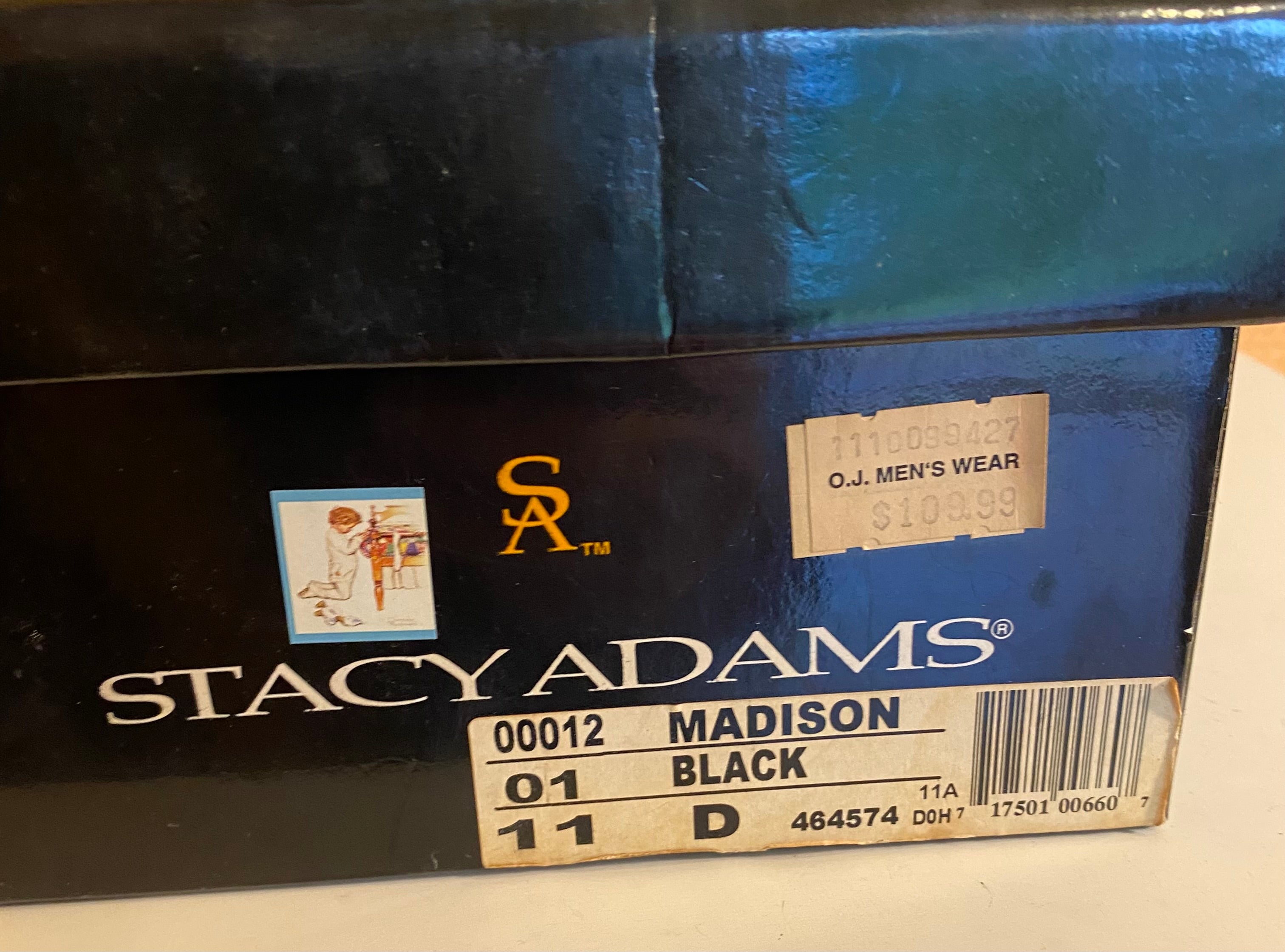 STACY ADAMS CAP TOE OXFORDS