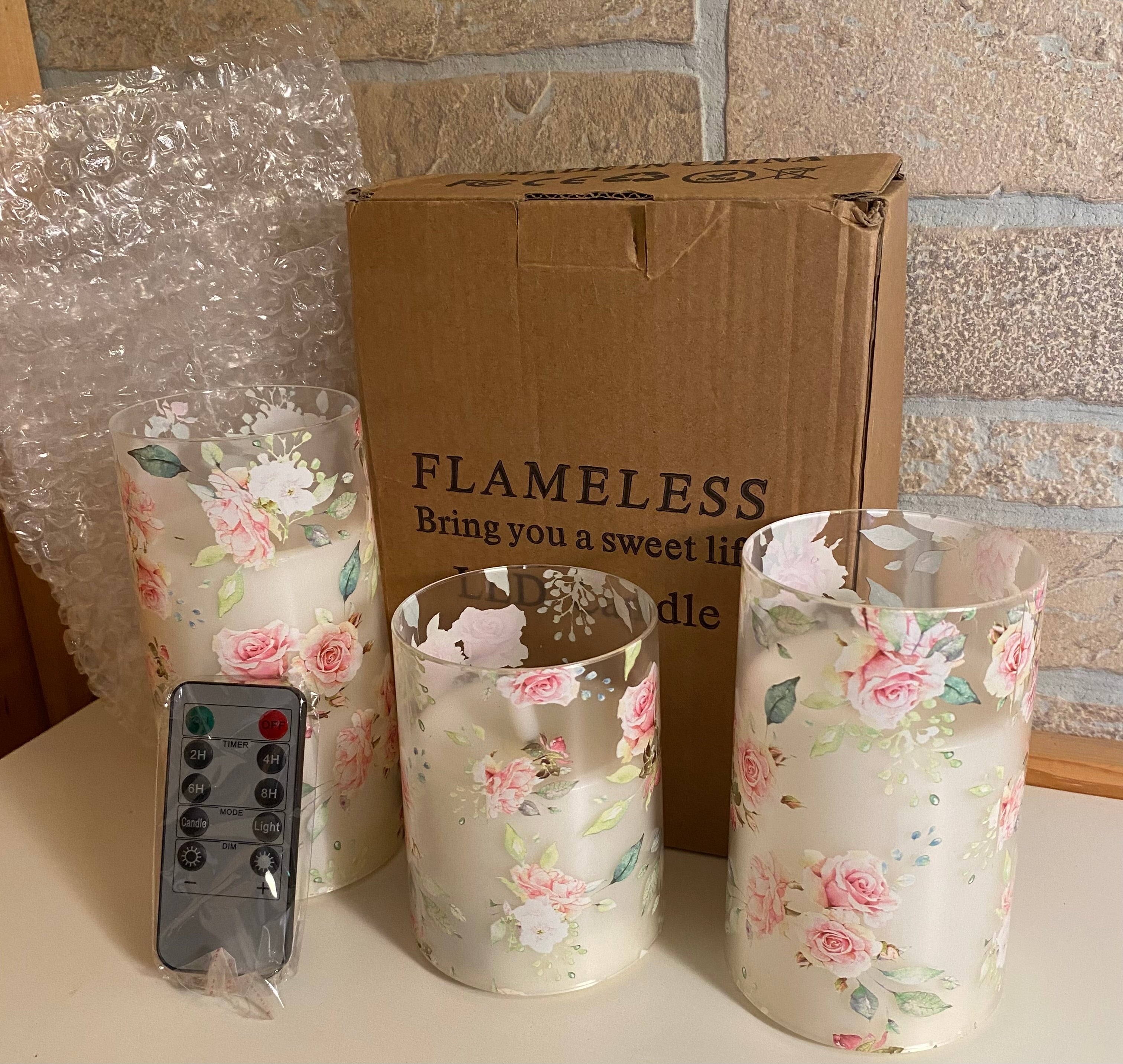 Frameless LED Candles w/remote