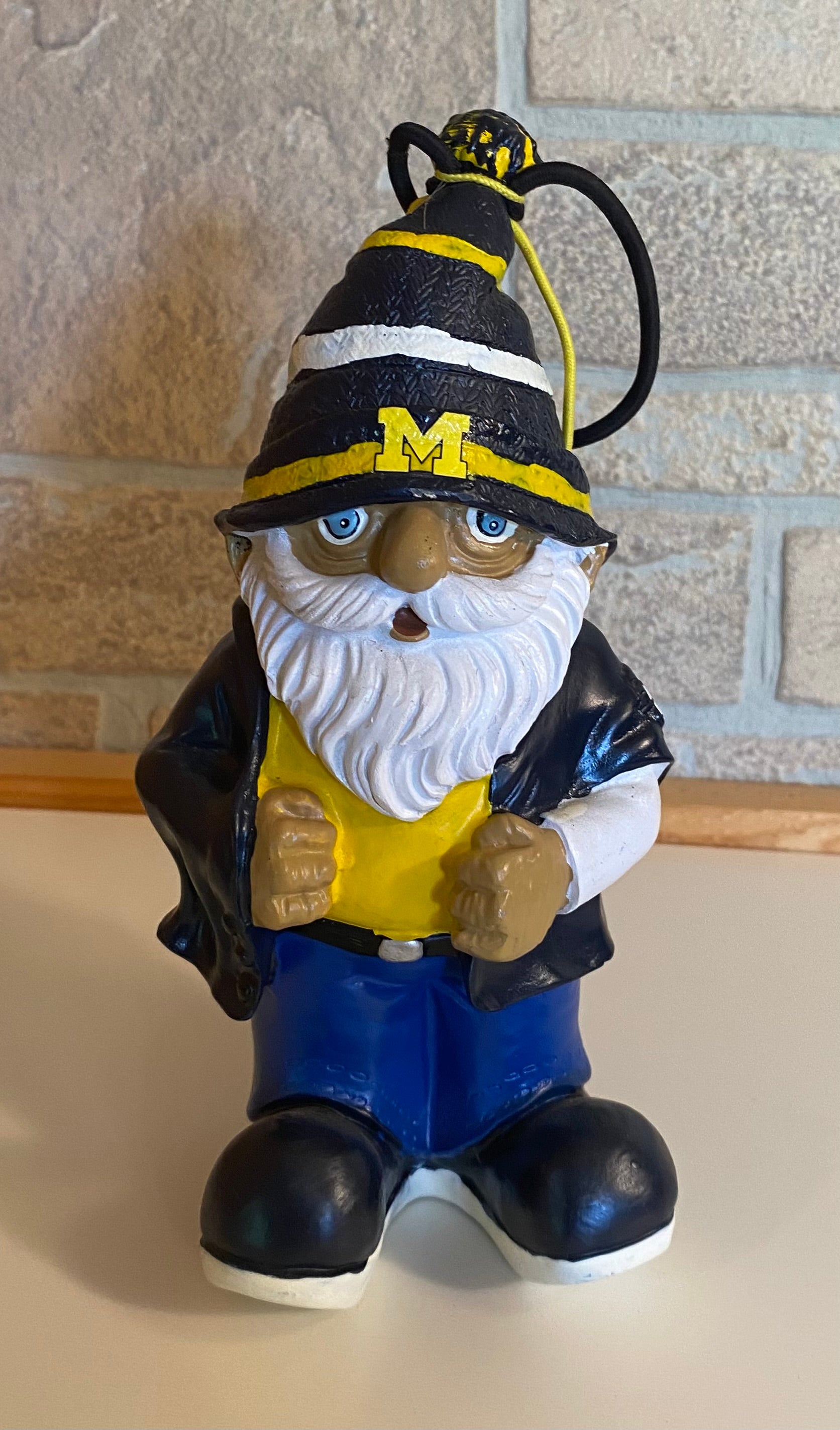 Michigan Wolverines Gnome ornament