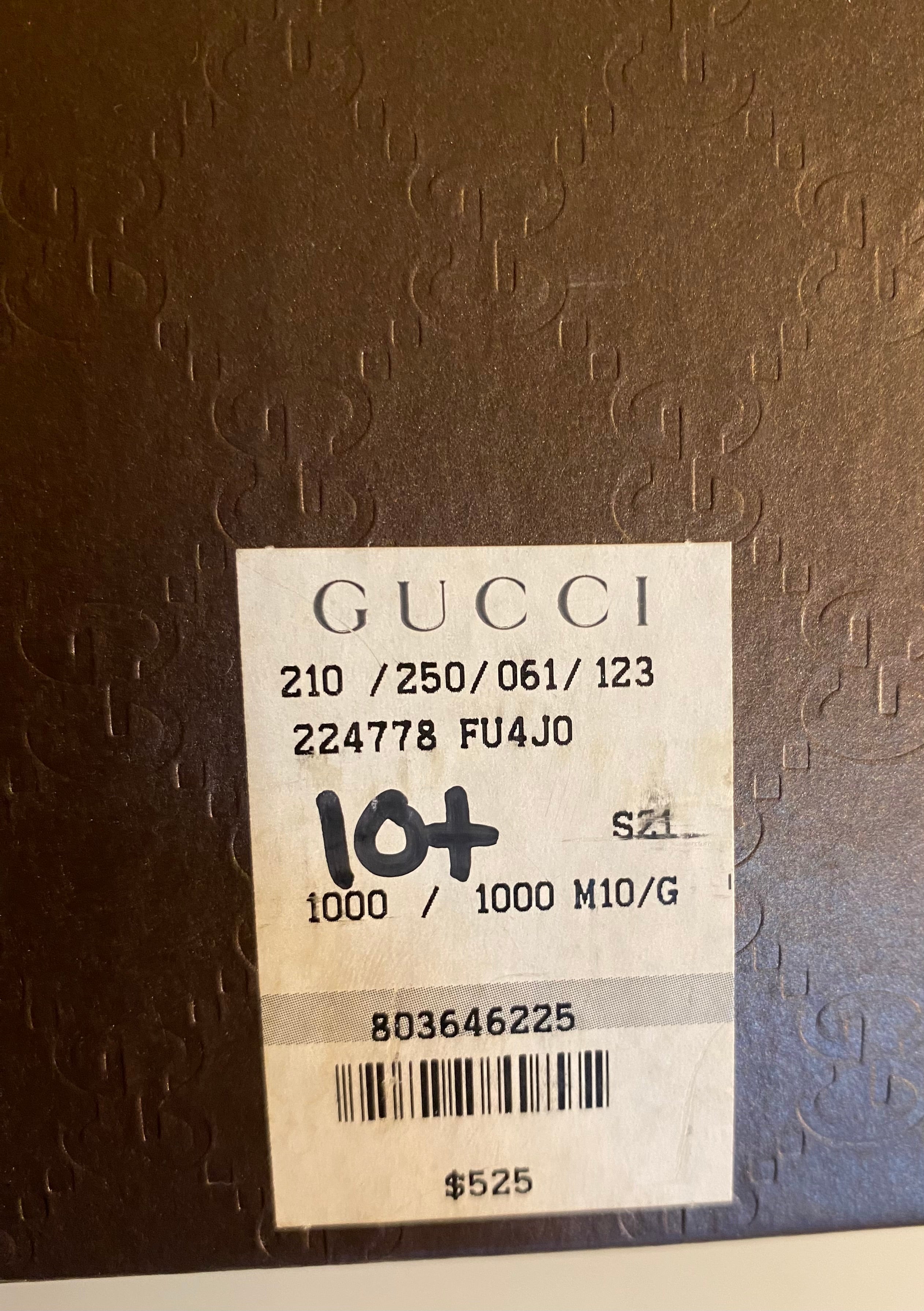 GUCCI GG IMPRIME CODA HIGH TOP