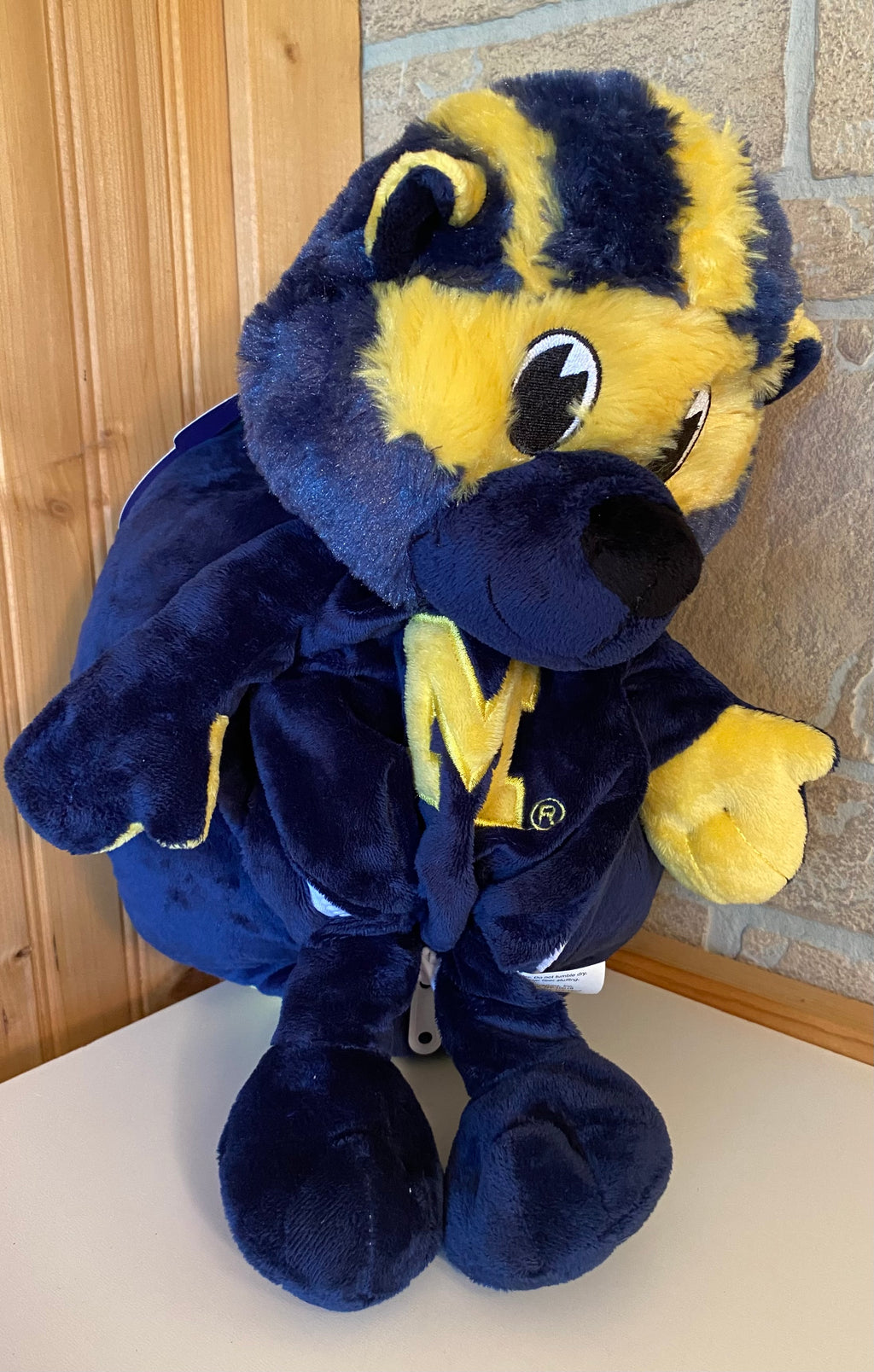 Michigan Wolverines Reversible Plush Toy