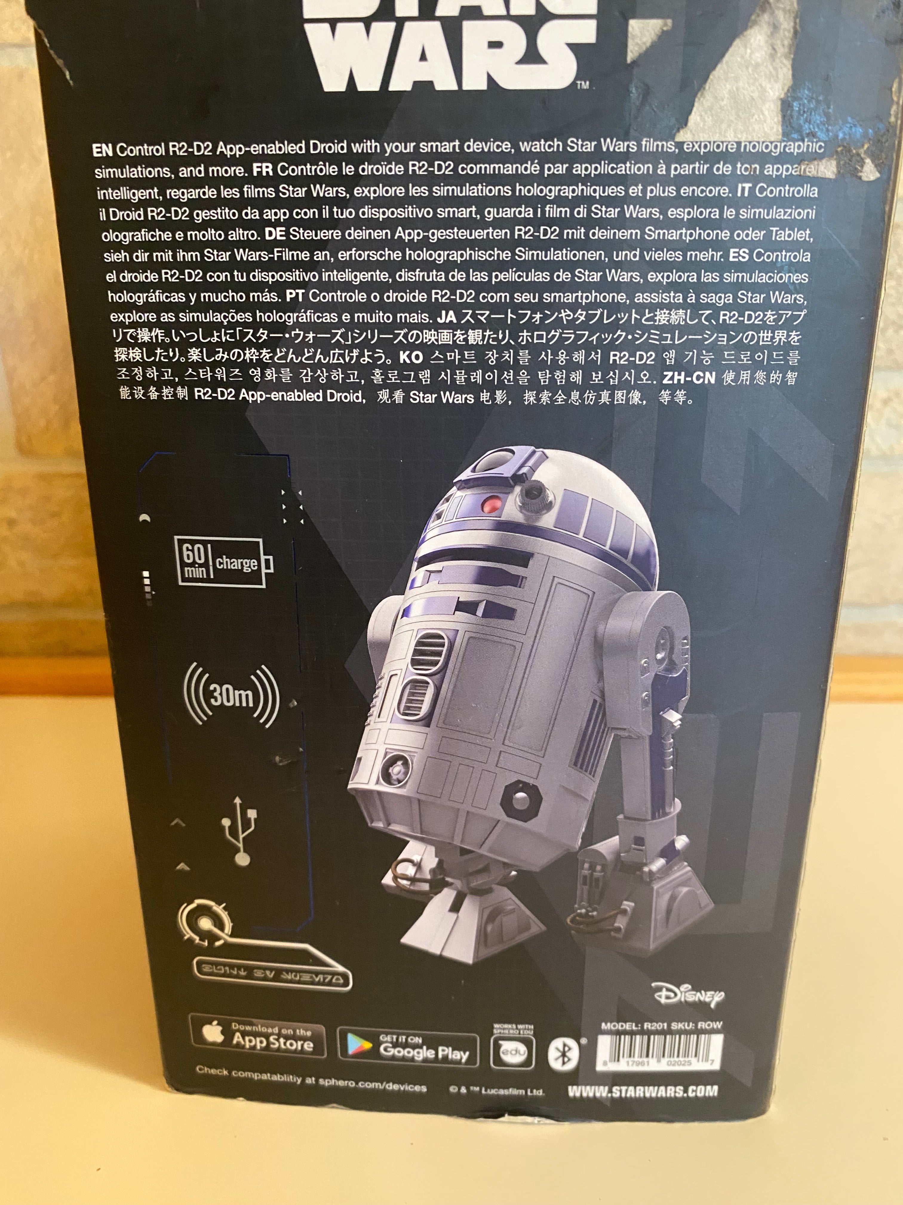 STAR WARS Sphero R2-D2 APP Enabled Droid