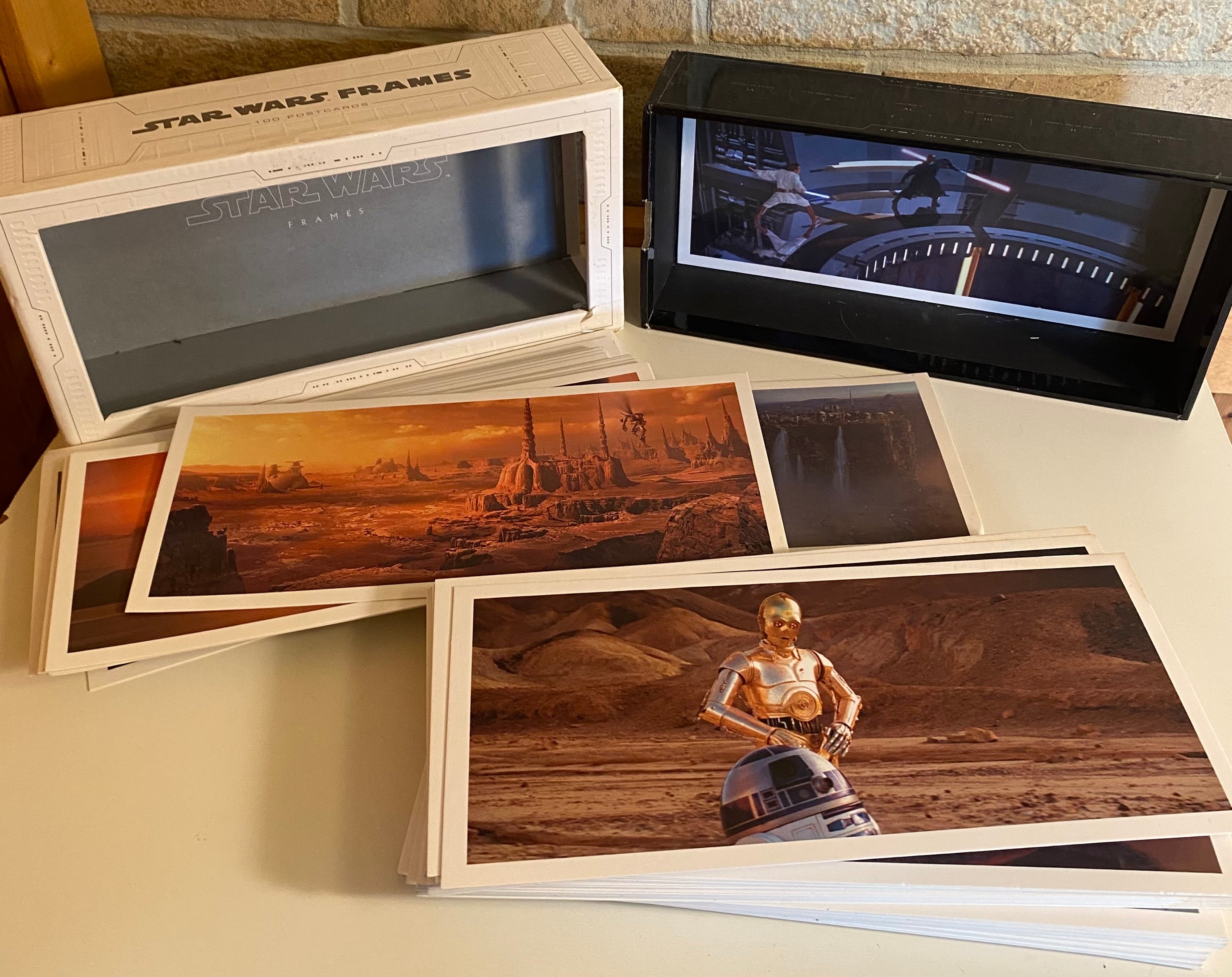 STAR WARS Frames- 100 Postcard collection set