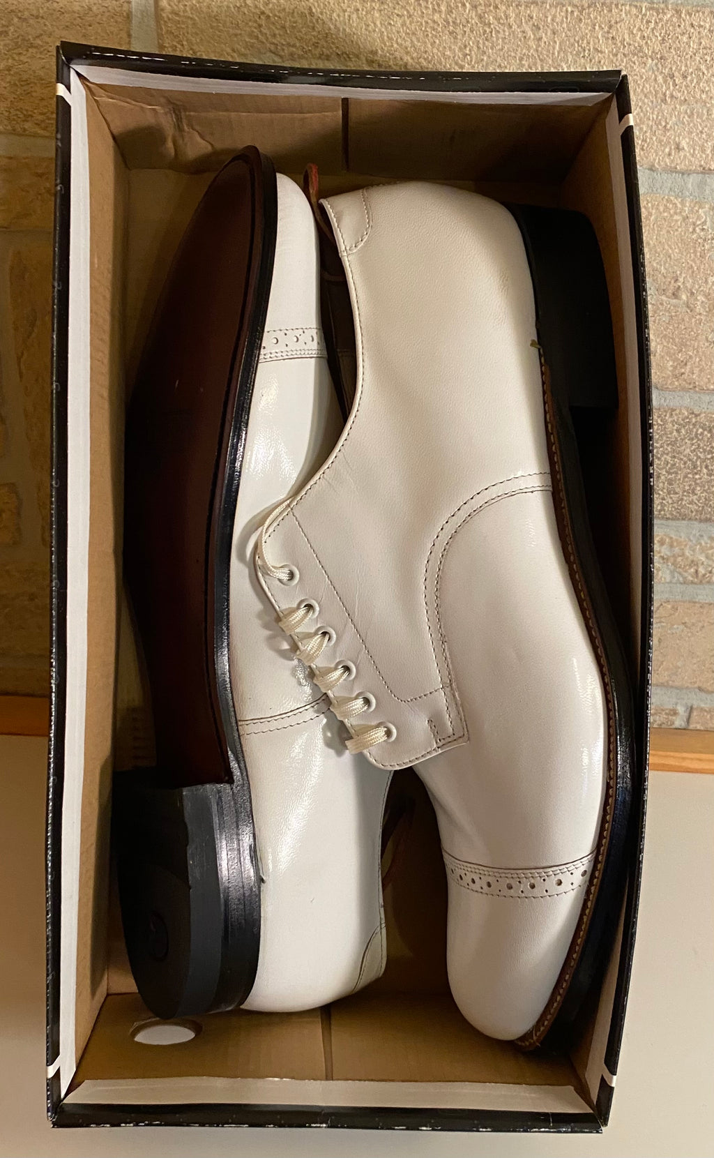 STACY ADAMS MADISON CAP TOE OXFORDS