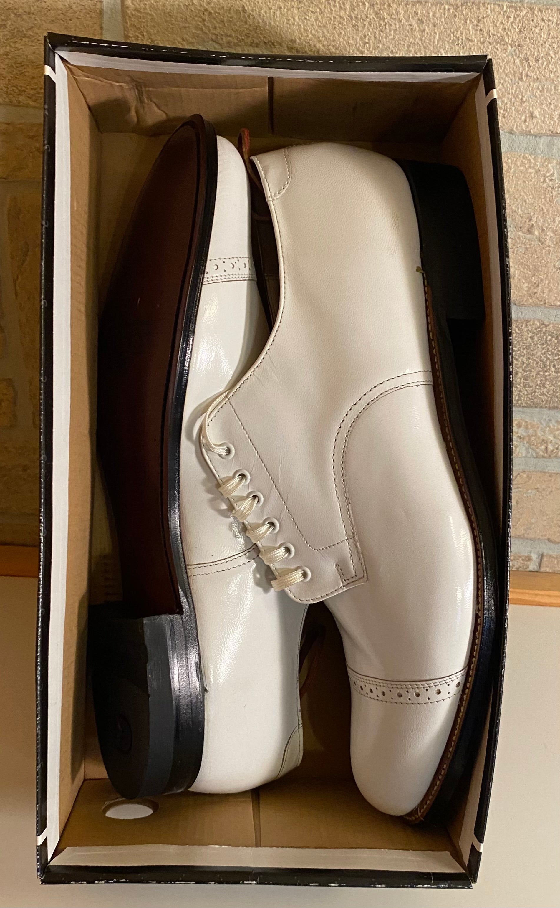 STACY ADAMS MADISON CAP TOE OXFORDS