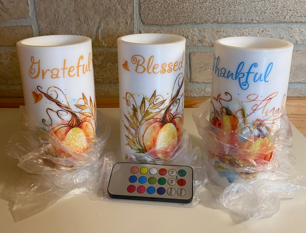 Flameless Candles w/remote