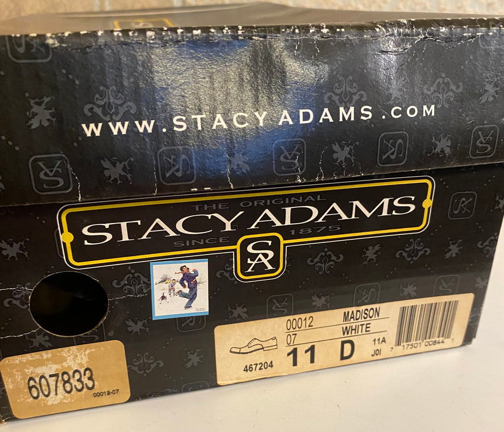 STACY ADAMS MADISON CAP TOE OXFORDS