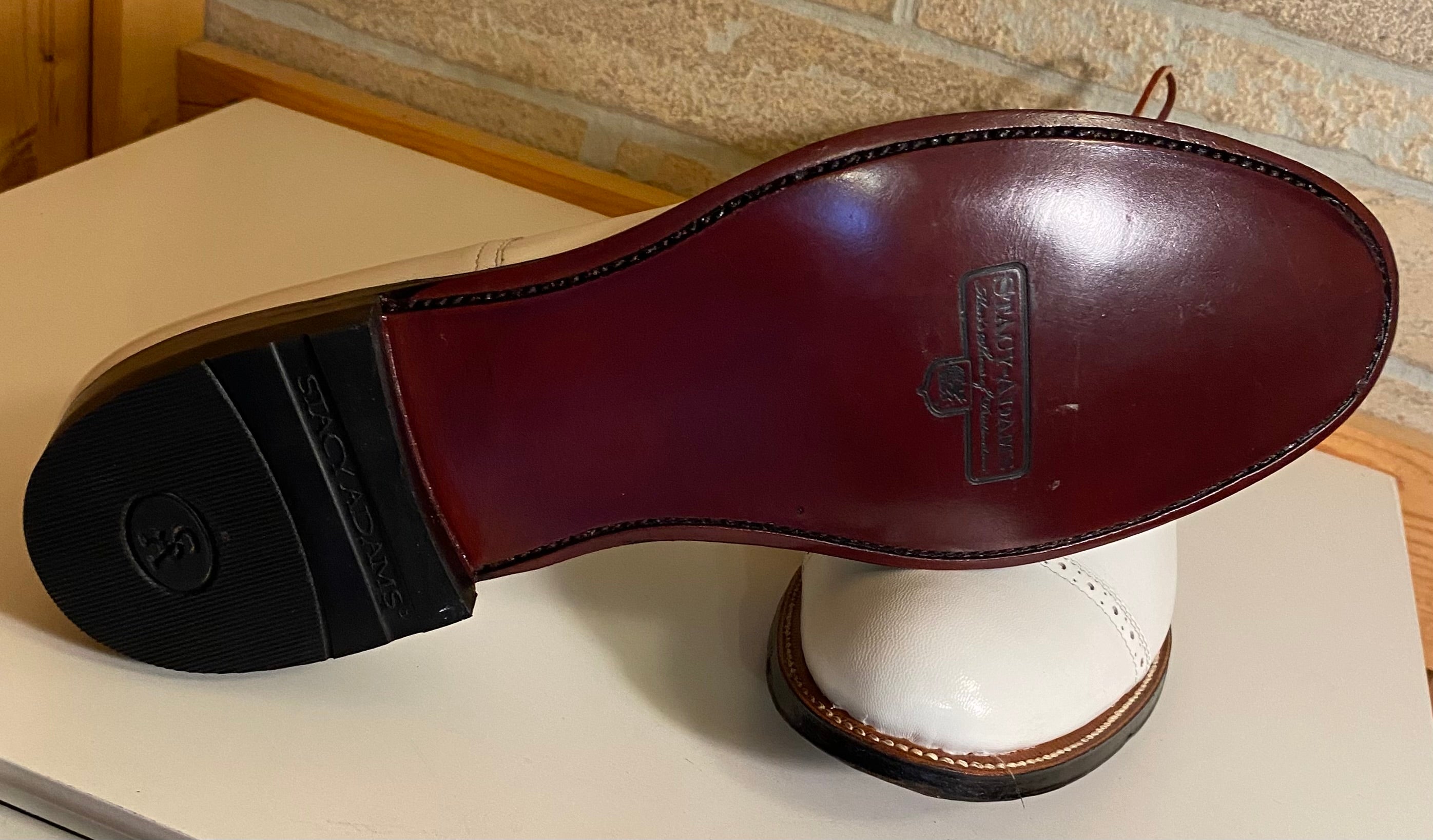 STACY ADAMS MADISON CAP TOE OXFORDS