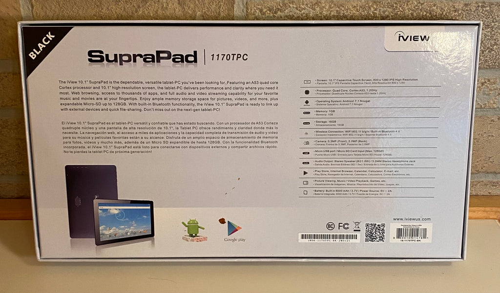 iVIEW SupraPad 10.1 inch Tablet