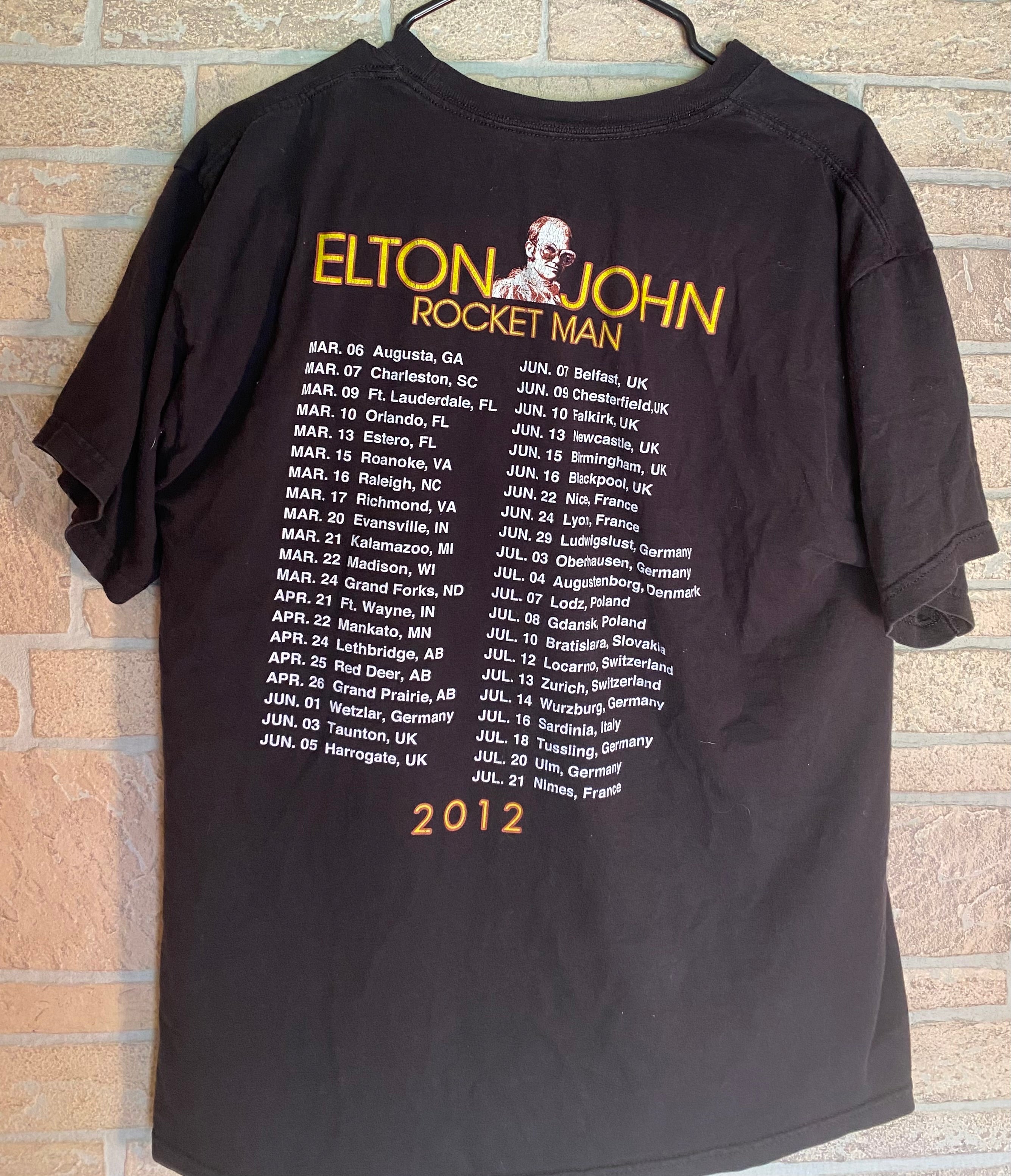 Elton John 2012 tour