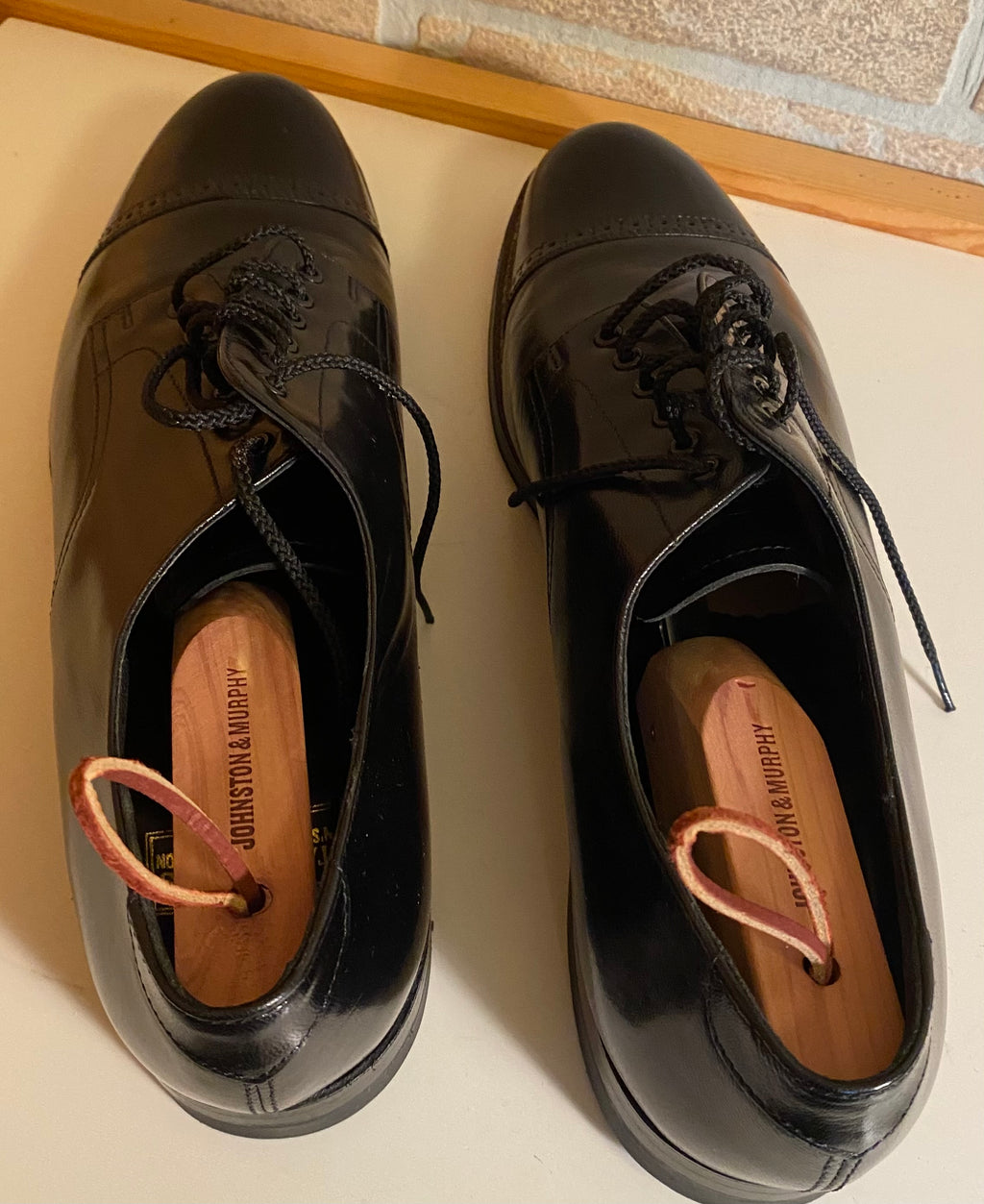 STACY ADAMS CAP TOE OXFORDS