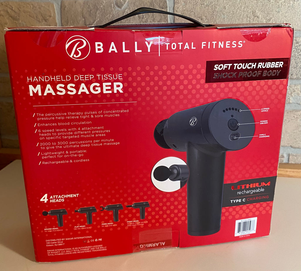 BALLY Total Fitness Handheld Deep Tissue Massager