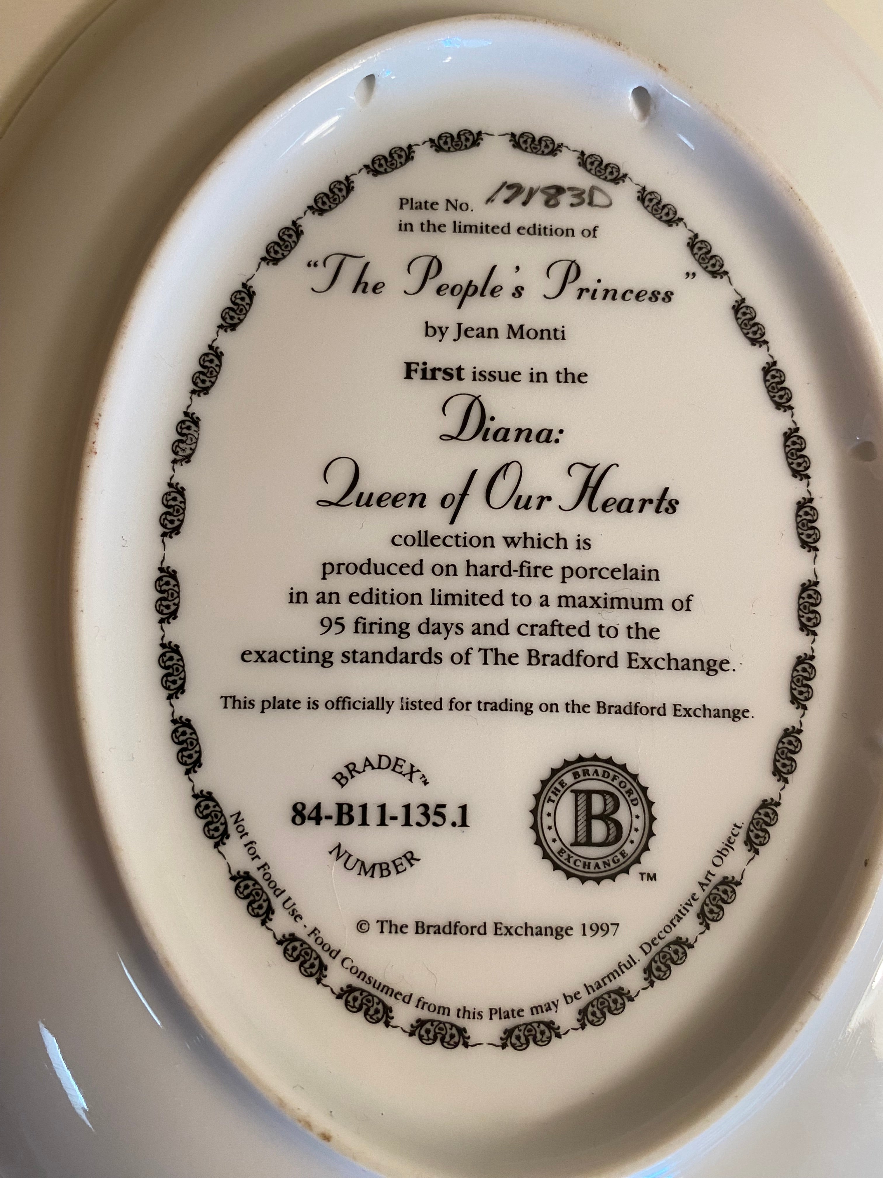 Princess Diana Plate