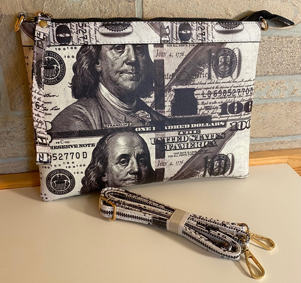 BIG HUNDRED DOLLAR PRINT TOTE BAG