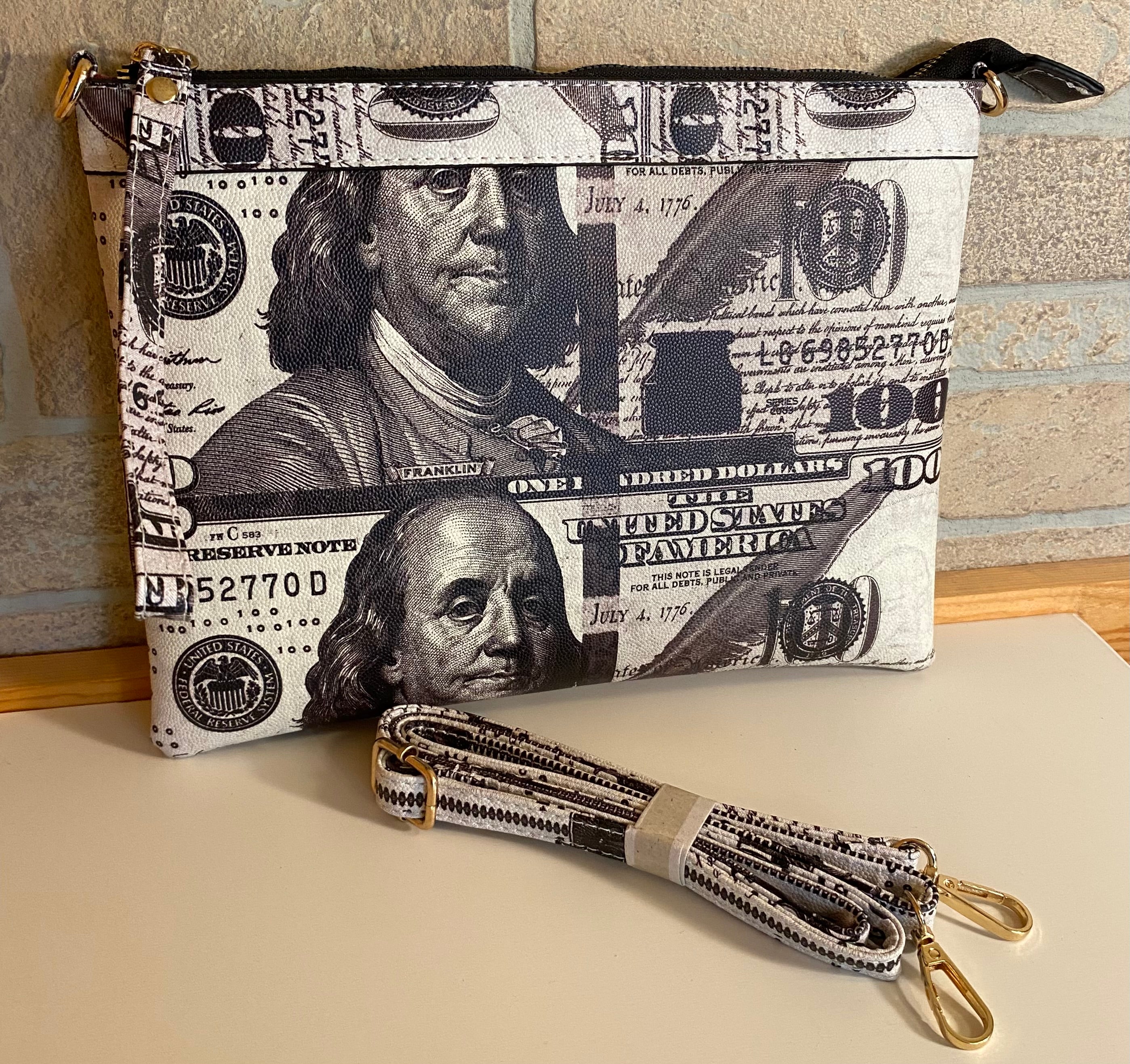 BIG HUNDRED DOLLAR PRINT TOTE BAG