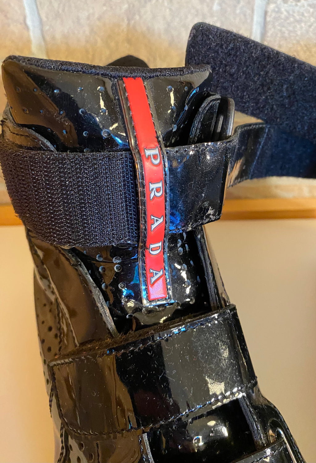 PRADA BLACK Patent Leather