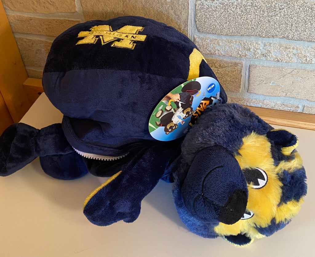 Michigan Wolverines Reversible Plush Toy
