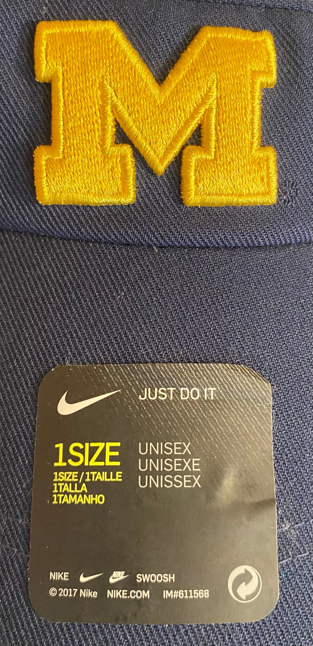 Michigan Wolverines Nike Visor