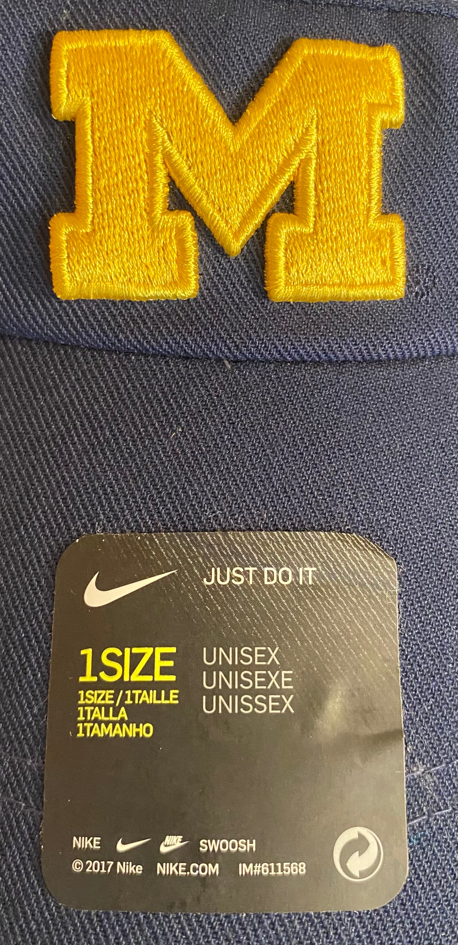 Michigan Wolverines Nike Visor