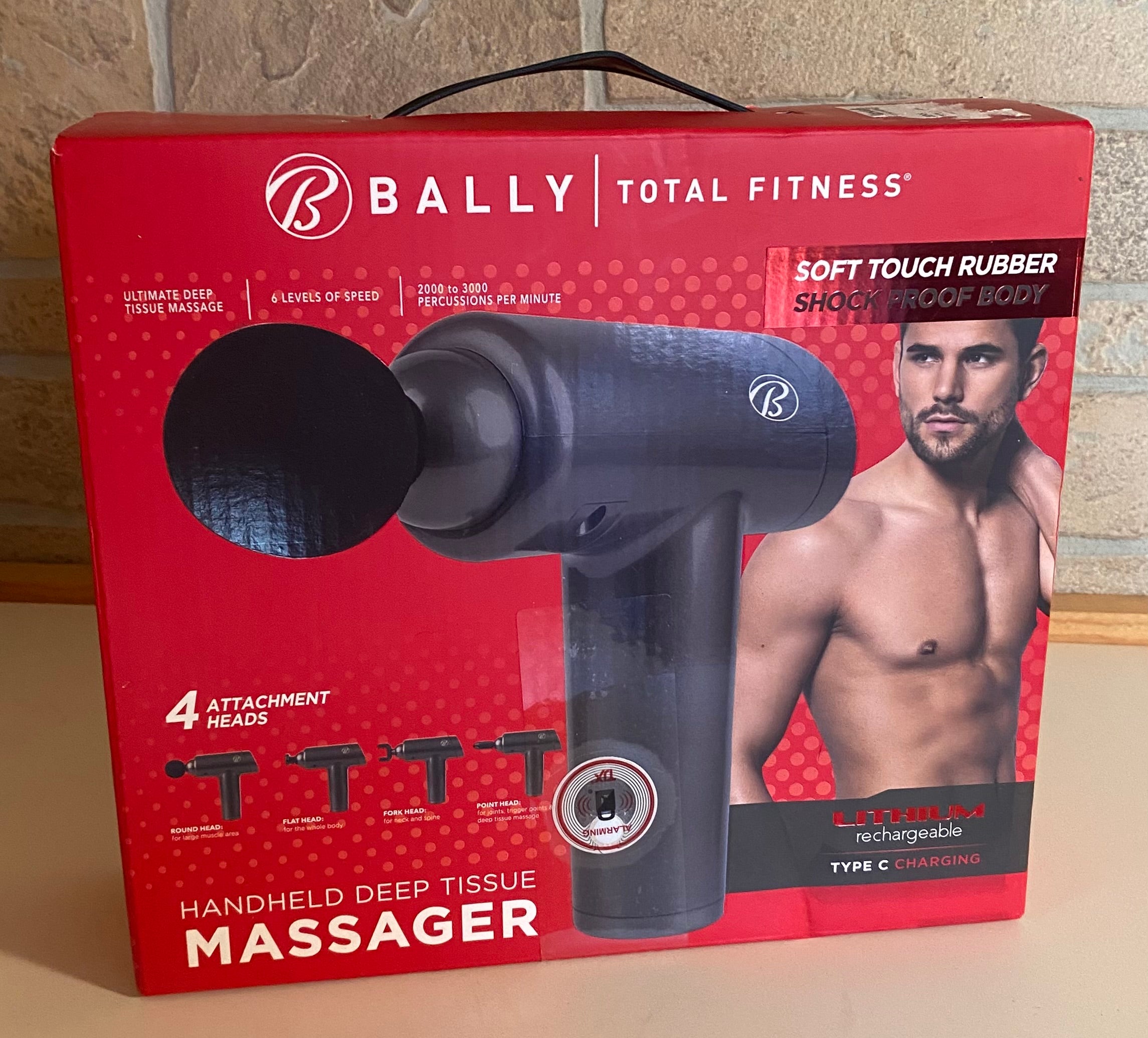 BALLY Total Fitness Handheld Deep Tissue Massager